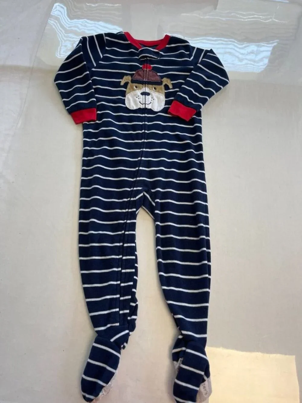 3/$20 Bundle Carter’s Toddler Footed Pajama Bundle 2T/24M Dinosaur Dog Sleepers